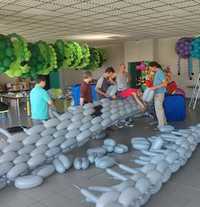 atelier participatif sculpture ballons